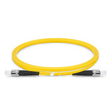 American Cable Assemblies #40423 ST UPC to ST UPC Duplex OS2 Single Mode PVC (OFNR) 2.0mm Tight-Buffered Fiber Optic Patch Cable