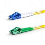 American Cable Assemblies #177395 LC UPC to LC APC Duplex OS2 Single Mode PVC (OFNR) 2.0mm Tight-Buffered Fiber Optic Patch Cable