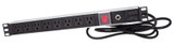 1U 8-WAY PDU W/CIRCUIT BREAKER