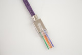 RJ45 CAT6A MOD PLUG SHIELDED EZ FEED 100 CT BAG