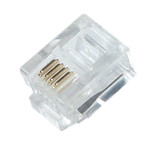 8C8P PLUG FOR ROUND, SOLID CONDUCTOR CABLE, BAG OF 100 PCS