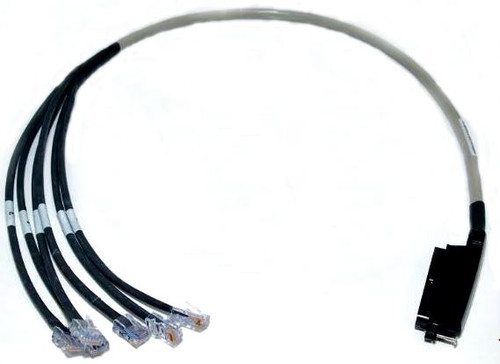 25 Pair Telco Cat 3 Hydra Cable 6 Legs Rj45 To 50 Pos Male