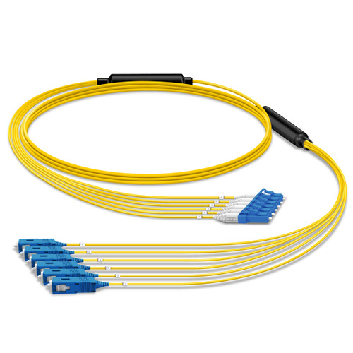 4 SC UPC to SC APC Multi-Fiber Indoor Micro Distribution ...