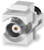 BNC Keystone Connector Module 75 OHM High-Density Gray - CMK-BNC75HD-GY
