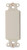 Blank Decora-Style Keystone Adapter, Light Ivory - DA-BL {Qty. 10, $1.43/ea.}