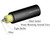 TLC 6 Fiber SM SMF28 Ultra Distribution Fiber Optic Cable w/AIA Riser Yellow 14.7mm OD - S09DI06CZNRYAIA {Qty. 25, $1.70/ea.}