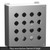 Hammond Manufacturing 1437MSSB Type 4, 4X Stainless Steel Pushbutton Enclosure