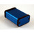 Hammond Manufacturing 1455D601BU blue extruded aluminum enclosure w/ metal end panels