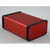 Hammond Manufacturing 1455K1201RD red extruded aluminum enclosure w/ metal end panels Hammond Manufacturing 1455K1201RD red extruded aluminum enclosure w/ metal end panels