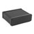 Hammond Manufacturing 1455L802BK black extruded aluminum enclosure w/ plastic end panels