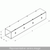 Hammond Manufacturing CWSC860 60" Type 1 Lay In Screw Cover Wireway