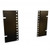 Hammond Manufacturing PBAS19007BK2 4U Rack Rail Reducer Panel