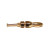 Mueller BU-P3276 Gold-plated Mini 3mm Banana Plug, Threaded