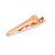 Mueller BU-70C Solid Copper Alligator Clip, Short Crimp Tail