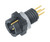 Binder 09-9765-20-04 Snap-In IP40 Male panel mount connector, Contacts: 4, unshielded, THT, IP40 | American Cable Assemblies