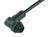 Binder 79-0237-20-07 RD24 Male angled connector, Contacts: 6+PE, unshielded, moulded on the cable, IP67, PVC, black, 7 x 0.75 mm², 2 m | American Cable Assemblies