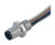 Binder 09-3105-01-03 M5 Male panel mount connector, Contacts: 3, unshielded, single wires, IP67 | American Cable Assemblies