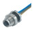 Binder 09-3112-86-04 M5 Female panel mount connector, Contacts: 4, unshielded, single wires, IP67, front fastened | American Cable Assemblies