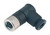 Binder 99-3378-00-04 M8 Female angled connector, Contacts: 4, 3.5-5.0 mm, unshielded, solder, IP67, UL | American Cable Assemblies