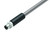 Binder 77-3505-0000-20703-0500 M8 Male cable connector, Contacts: 3, shielded, moulded on the cable, IP67, UL, PVC, grey, 3 x 0.34 mm², 5 m | American Cable Assemblies