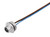 Binder 76-0432-0111-00008-0200 M12-A Female panel mount connector, Contacts: 8, unshielded, single wires, IP67, UL, M20x1,5 | American Cable Assemblies