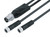 Binder 77-9829-3406-50003-0100 Connecting Cables Connecting cable, Contacts: 4/3, unshielded, moulded on the cable, IP67, PUR, black, 3 x 0.34 mm², 1 m | American Cable Assemblies