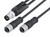 Binder 77-9855-3530-50703-0200 Connecting Cables Connecting cable, Contacts: 4/3, shielded, moulded on the cable, IP68, PUR, black, 3 x 0.34 mm², 2 m | American Cable Assemblies