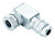 Binder 99-1536-820-05 M12-B Female angled connector, Contacts: 5, 6.0-8.0 mm, shieldable, wire clamp, IP67 | American Cable Assemblies