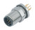 Binder 86-1033-1100-00004 M12-B Male panel mount connector, Contacts: 4, unshielded, THT, IP68, UL, M12x1,0, front fastened | American Cable Assemblies