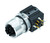 Binder 99-3782-213-08 M12-X Female panel mount connector, Contacts: 8, shieldable, THT, IP67, UL, M12x1,0 | American Cable Assemblies