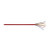 Remee R00296M1R 18 AWG 6 Conductors Unshielded Solid Bare Copper FPLR Non-Plenum Fire Alarm Cables - 1000' Reel - Red | American Cable Assemblie
