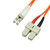 YC Cables YCH1124-01M Duplex Multimode Fiber Optic Cable - LC/SC, 62.5/125, OM1, Orange | American Cable Assemblies