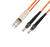 YC Cables YCH1164-01M Duplex Multimode Fiber Optic Cable - LC/ST, 62.5/125, OM1, Orange | American Cable Assemblies YC Cables YCH1164-01M Duplex Multimode Fiber Optic Cable - LC/ST, 62.5/125, OM1, Orange | American Cable Assemblies