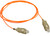 Camplex MMS62-SC-SC-001 Premium Bend Tolerant Fiber Patch Cable OM1 Multimode Simplex SC to SC - Orange - 1 Meter | American Cable Assemblies