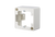Metz Connect 130829-4302-I Surface mount frame 85 x 85 x 43 mm - single, pure white | American Cable Assemblies