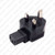 UK BS1363 Male Plug to IEC320 C13 Connector Angled Down - Block Plug Adapter