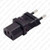 Europe CEE7/16 Male Plug to IEC320 C13 Connector - Block Plug Adapter