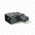 IEC320 C20 Male Plug to C13 Connector Left - Block Plug Adapter IEC320 C20 Male Plug to C13 Connector Left - Block Plug Adapter