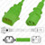 IEC320 C14 Male Plug to C13 Connector P-Lock 4.5 meters / 15 feet 10A/250V 18/3 SVT Green - Locking Power Cord IEC320 C14 Male Plug to C13 Connector P-Lock 4.5 meters / 15 feet 10A/250V 18/3 SVT Green - Locking Power Cord