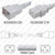 IEC320 C20 Male Plug to C19 Connector 1.5 meters / 5 feet 20A/250V 12/3 SJT White - Power Cord