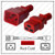 IEC320 C20 Male Plug to C19 Connector 1.2 meters / 4 feet 20A/250V 12/3 SJT Red - Power Cord IEC320 C20 Male Plug to C19 Connector 1.2 meters / 4 feet 20A/250V 12/3 SJT Red - Power Cord