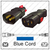 IEC320 C14 Male Plug to C15 Connector Z-LOCK 2.0 meters / 6.5 feet 15A/250V 14/3 SJT Blue - Locking Power Cord IEC320 C14 Male Plug to C15 Connector Z-LOCK 2.0 meters / 6.5 feet 15A/250V 14/3 SJT Blue - Locking Power Cord
