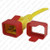 C20 SecureSleeveTab Contact Retention Insert for connecting a C20 cord end into a C19 Oulet Red