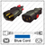 IEC320 C14 Male Plug to C13 Connector Z-LOCK 1.2 meters / 4 feet 15A/250V 14/3 SJT Blue - Locking Power Cord IEC320 C14 Male Plug to C13 Connector Z-LOCK 1.2 meters / 4 feet 15A/250V 14/3 SJT Blue - Locking Power Cord