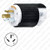 HUBBELL HBL9977C AC Plug NEMA 10-20 Male