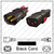 IEC320 C14 Male Plug to C13 Connector Z-LOCK 1.5 meters / 5 feet 15A/250V 14/3 SJT Black - Locking Power Cord