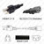 NEMA 5-15 Male Plug to IEC320 C13 Connector Shielded 1.2 meters / 4 feet 10A/125V 18/3 SJT Black - Power Cord NEMA 5-15 Male Plug to IEC320 C13 Connector Shielded 1.2 meters / 4 feet 10A/125V 18/3 SJT Black - Power Cord