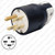 HUBBELL HBL8431C AC Plug NEMA 15-30 Male