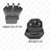 Italy CEI2350 Male Plug to IEC320 C13 Connector - Block Plug Adapter
