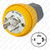 HUBBELL HBL28W74 AC Plug L14-30 Watertight Standard